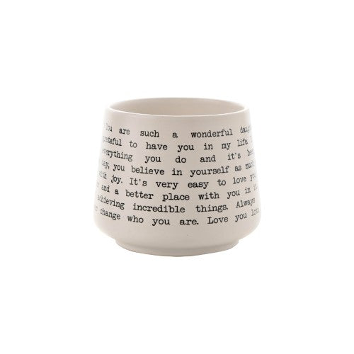 Stoneware Mug - Moments Daughter (Set of 3)