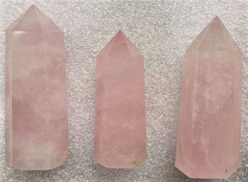 Crystal - Rose Quartz Points 30-49g (Set of 4)