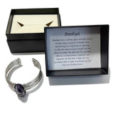 Cuff Bracelet - Tumblestone Amethyst