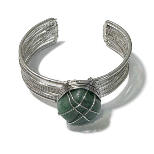 Cuff Bracelet - Tumblestone Aventurine