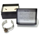 Cuff Bracelet - Tumblestone Tiger Eye