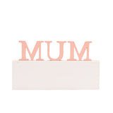 Standing Plaque - The Cottage Garden Floral Word Mum (10.5cm)