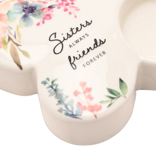 Tealight Holder - The Cottage Garden Butterfly Sisters (13cm)