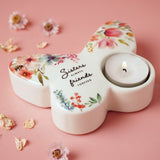Tealight Holder - The Cottage Garden Butterfly Sisters (13cm)