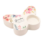 Tealight Holder - The Cottage Garden Butterfly Grandmas (13cm)