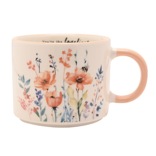 Mug - The Cottage Garden Peach Thank You (Set of 2)