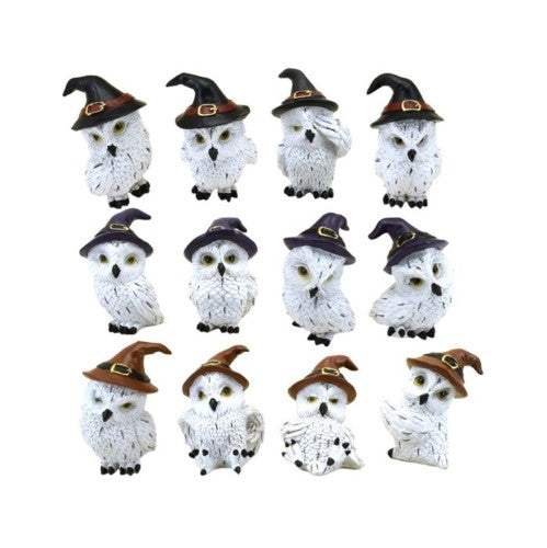 Ornament - Wise Old Magical Owl World (Set of 12 Assorted)