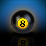 Table Lamp - Eight Ball (15.5 x 15.5 x 14.3cm)