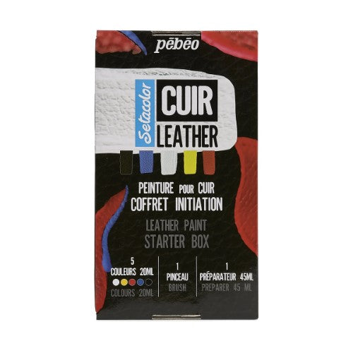 Pebeo Setacolor Leather Paints Starter Kit
