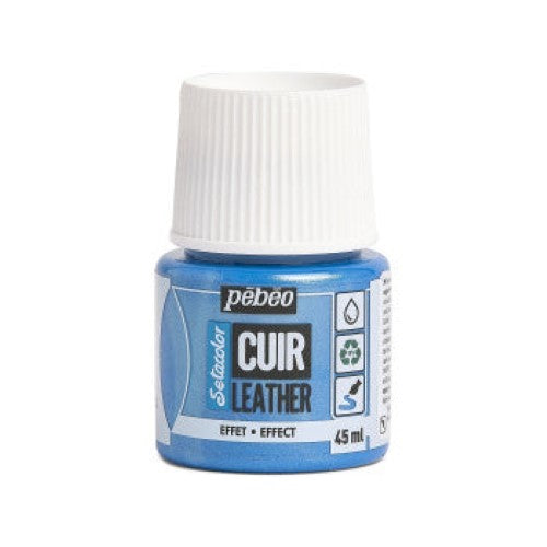 Pebeo Setacolor Leather Paints 45ml DUOCHROME BLUE/GREEN