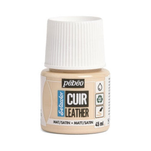 Pebeo Setacolor Leather Paints 45ml PINK BEIGE