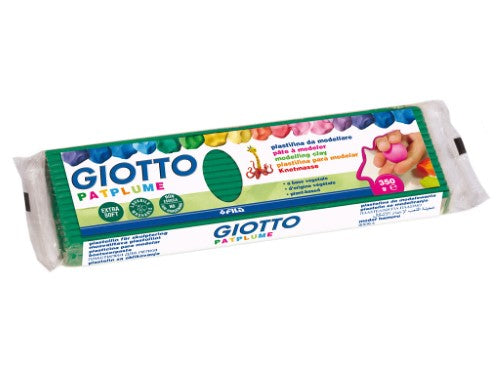 Giotto Patplume Extra Soft 350g Modelling Clay GREEN