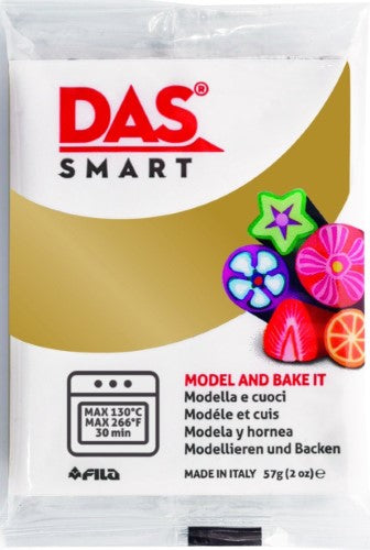 DAS Smart Polymer Clay 57g METALLIC GOLD