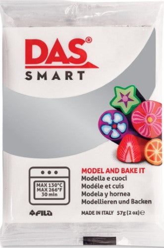 DAS Smart Polymer Clay 57g METALLIC SILVER