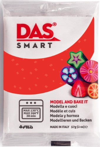 DAS Smart Polymer Clay 57g RED GLITTER