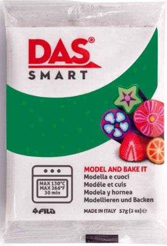 DAS Smart Polymer Clay 57g GREEN GLITTER