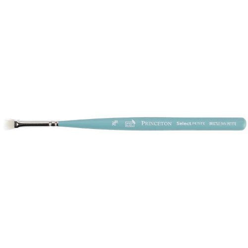 Princeton Select Artiste 3750 Mini Bristle Fan Synthetic Size 20/0 Brush
