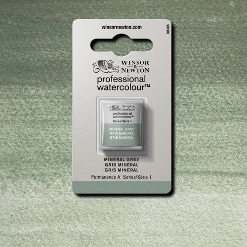 Watercolour Revival Colours Half Pan Paints MINERAL GREY