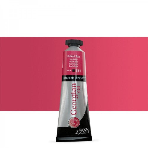 Daler Rowney Georgian Oil Paints 38ml BRILLIANT ROSE 531