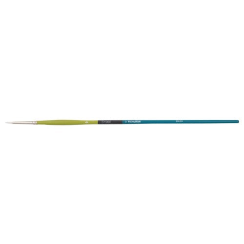 9800 Long Handle White Synthetic Taklon Round Brushes WHITE ROUND 0