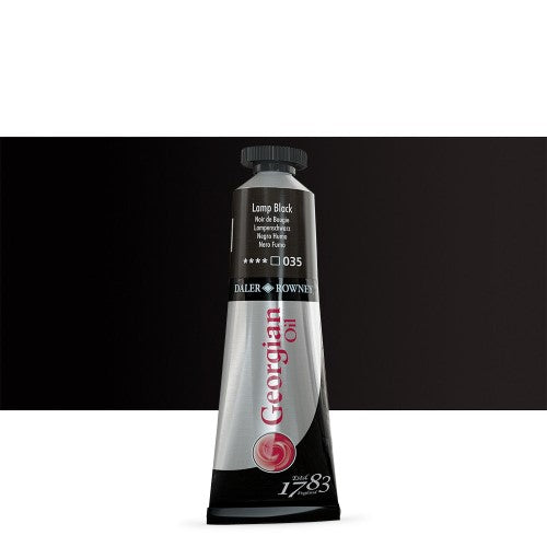 Daler Rowney Georgian Oil Paints 38ml LAMP BLACK 035