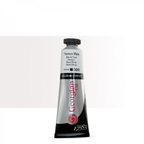 Daler Rowney Georgian Oil Paints 38ml TITANIUM WHITE 009