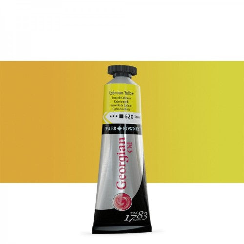 Daler Rowney Georgian Oil Paints 225ml CADMIUM YELLOW 620
