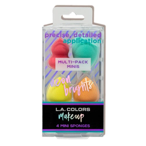 Mini Brights Sponges - LA Colors (4pc)