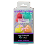 Mini Brights Sponges - LA Colors (4pc)