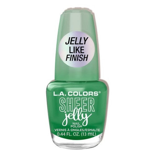 Nail Polish - LA Colors Sheer Jelly (Green Tea)
