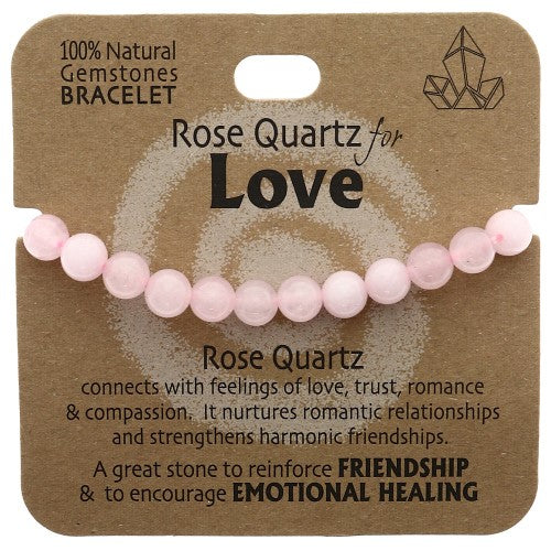 Love Bracelet Rose Quartz - Set of 2