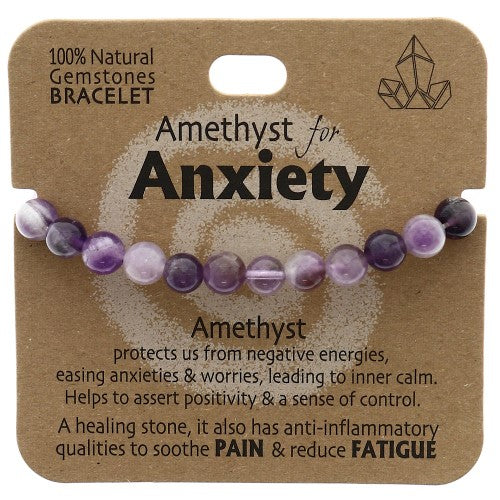 Anxiety Bracelet Amethyst - Set of 2