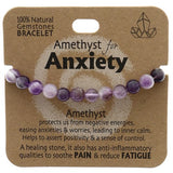 Anxiety Bracelet Amethyst - Set of 2