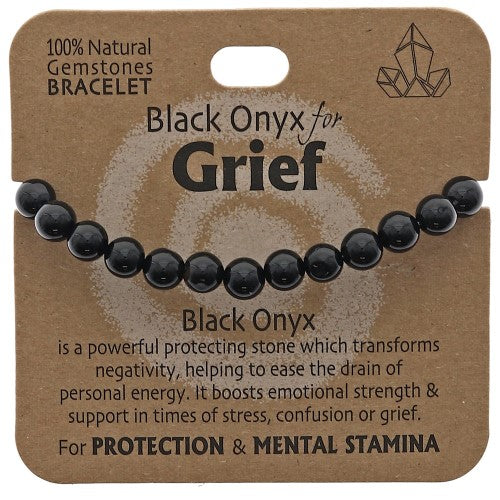 Grief Bracelet Black Onyx - Set of 2