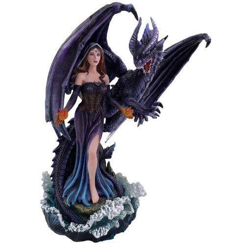 Sorceress With Loyal Dragon