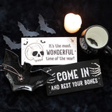 Black Bat Ceramic Trinket Dish
