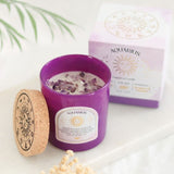 Aquarius Bergamot & Mandarin Gemstone Glass Candle