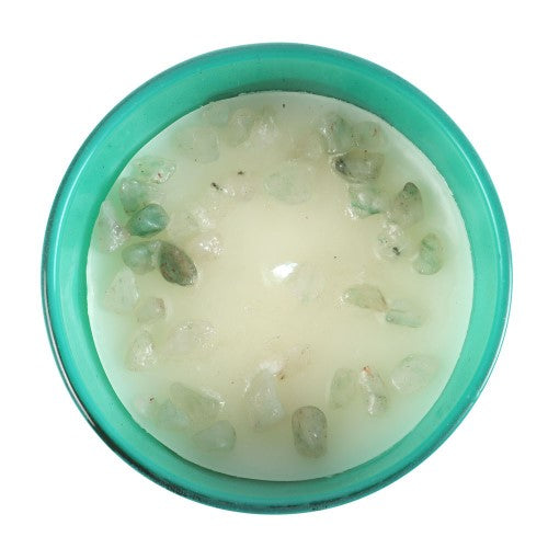 Sagittarius Ylang Ylang & Amber Gemstone Glass Candle