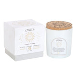 Cancer Orange & Chamomile Gemstone Glass Candle