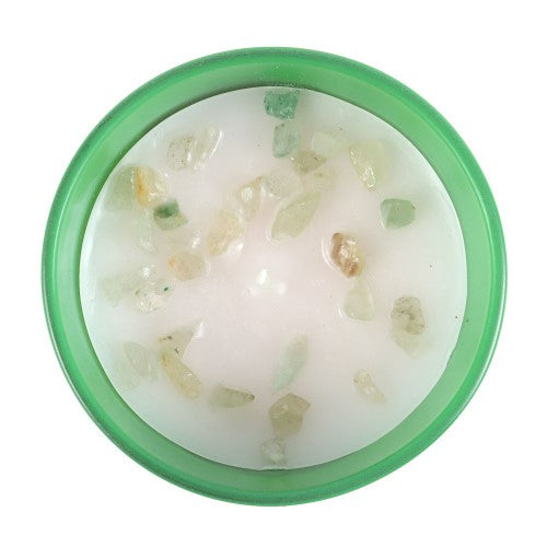 Leo Orange & Bergamot Gemstone Glass Candle