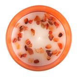 Capricorn Sandalwood & Jasmine Gemstone Glass Candle
