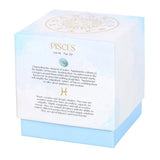 Pisces Gardenia Gemstone Glass Candle