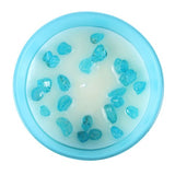 Pisces Gardenia Gemstone Glass Candle
