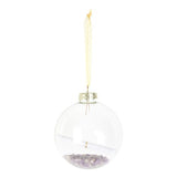 Amethyst Manifestation Glass Christmas Bauble Kit