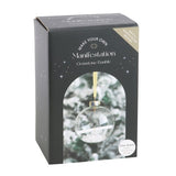 Clear Quartz Manifestation Glass Christmas Bauble Kit