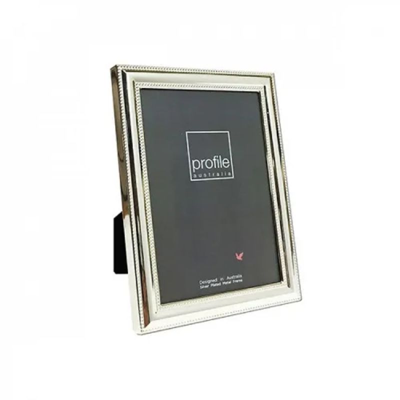 VALENTINE - BEADED METAL FRAME - 5X7