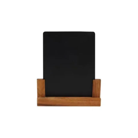 Rustic acacia wood small chalkboard (210x45x240mm) perfect for notes and reminders, ideal for any space.