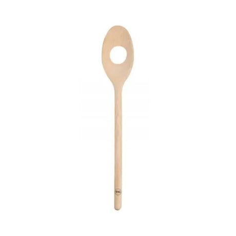 Beech wood stirring spoon, 300mm, eco-friendly, FSC certified, features hanging hole, ideal for cooking and baking tasks.