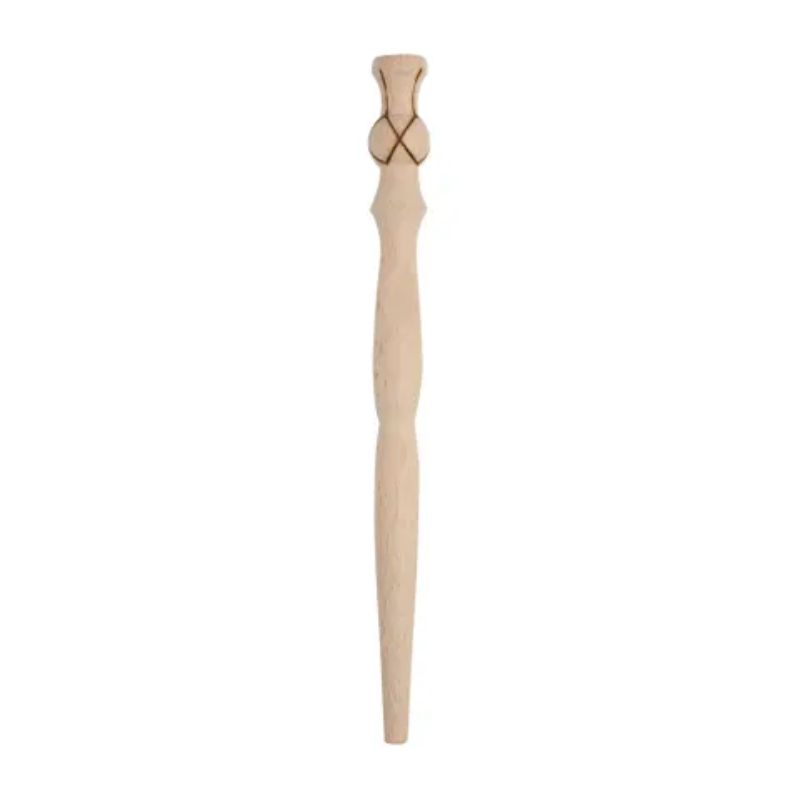 T&G Beech Porridge Spurtle set of 6, crafted from FCS certified beech wood, ideal for stirring breakfast dishes smoothly.