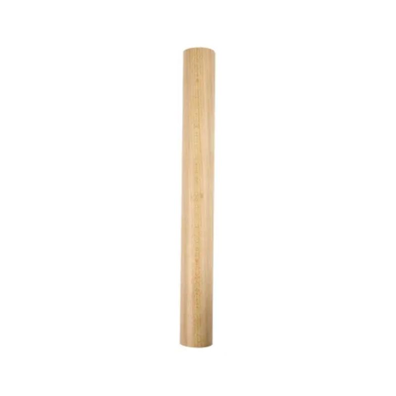 Set of 6 T&G Beech rolling pins, 450x50mm, eco-friendly, durable, ideal for baking cookies and pastries.